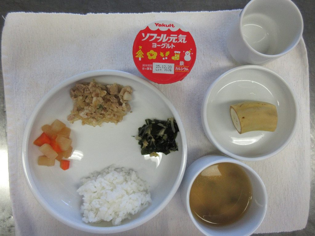 12月6日（土）の献立